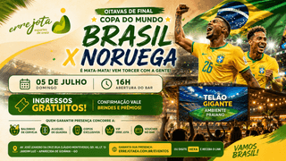 Brasil x Noruega - Oitavas Copa do Mundo